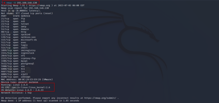 Essential Nmap Commands in Kali Linux - TechArry