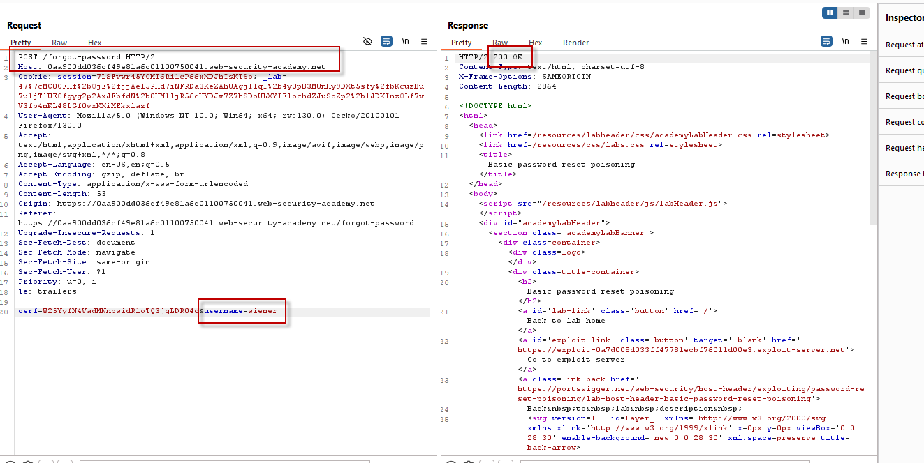 6-Host Header Attack