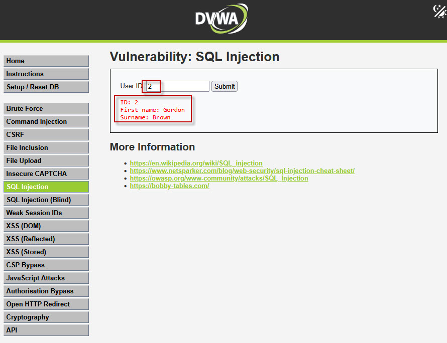 Exploiting-SQL-Injection-in-DVWA-2
